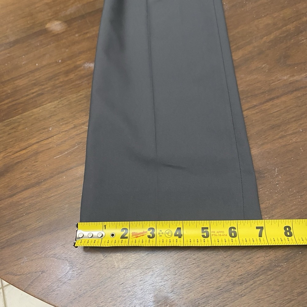 Perry Ellis Portfolio 30x30 Men's Pleated Pants Gray Poly Asphalt NWT - Picture 15 of 16